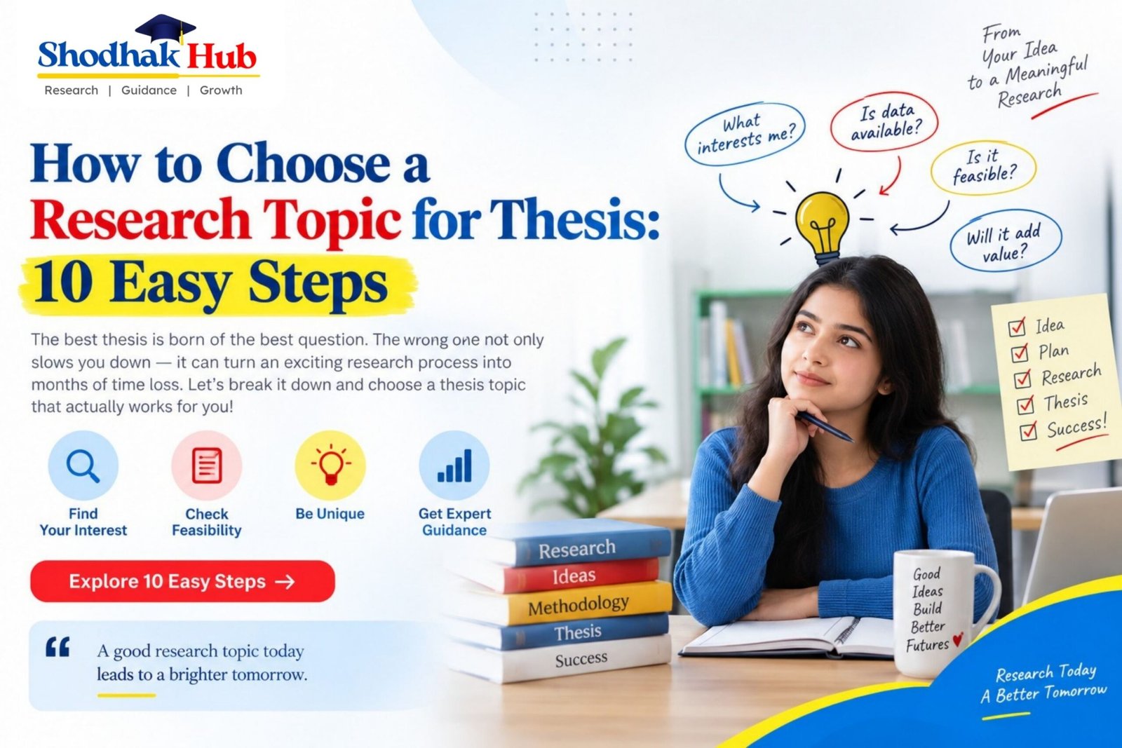 How to Choose a Research Topic for Thesis: 10 Easy Steps
